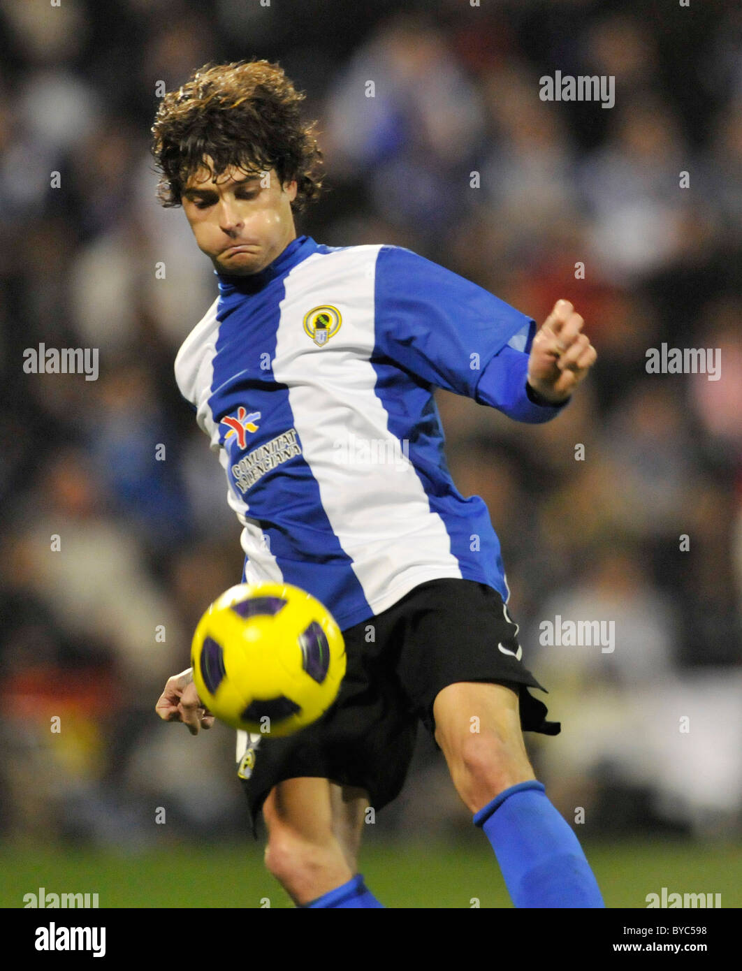 Primera Division Spain, Hercules Alicante vs. FC Barcelona 0:3 --- Tote  Lopez, Hercules Alicante Stock Photo - Alamy