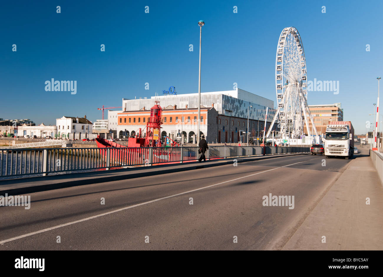 The Dublin Wheel at the Point Village, Dublin, Ireland Stock Photo Alamy