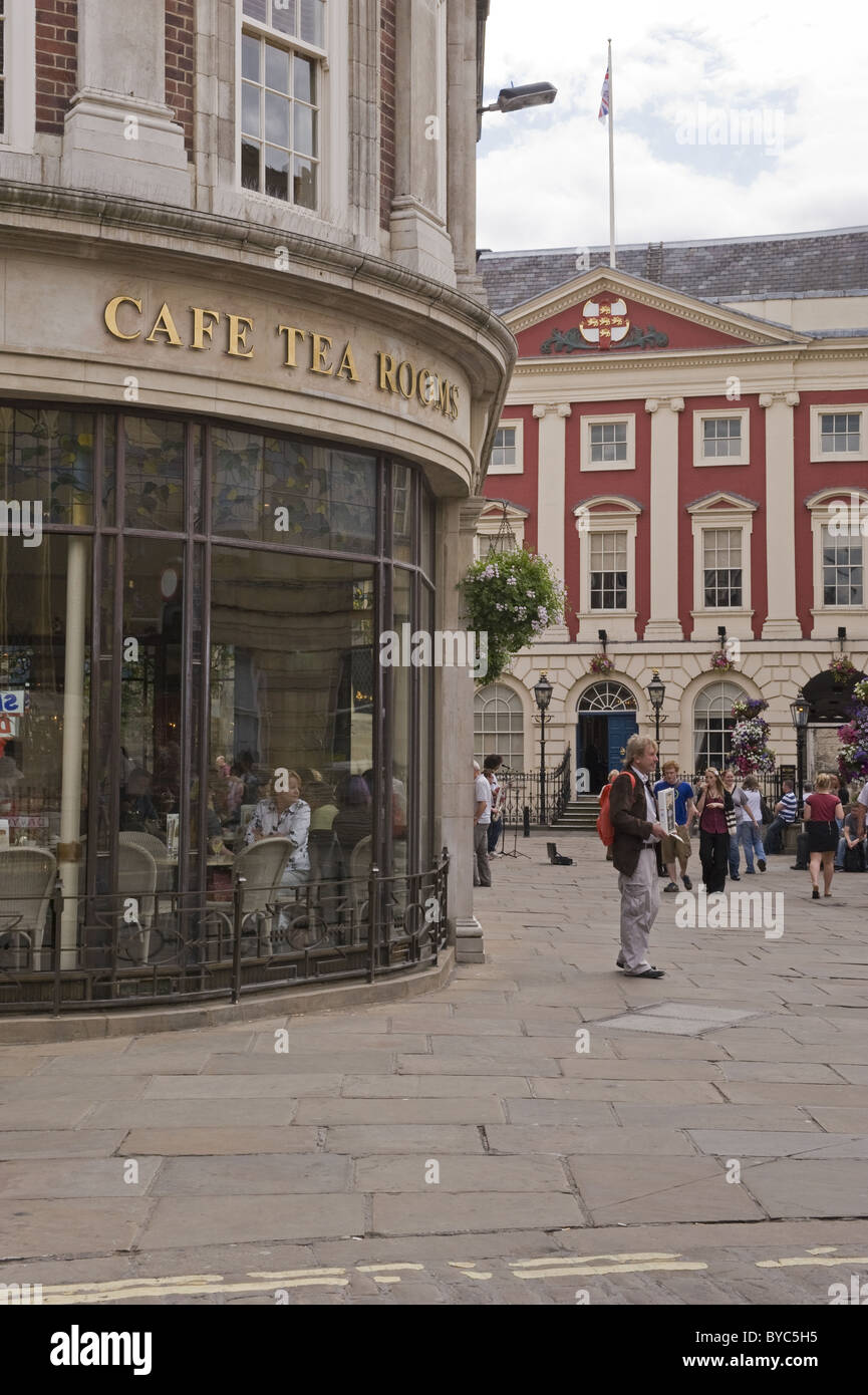 St. Helen's Square, York, with Betty's Tea Rooms and the Mansion House