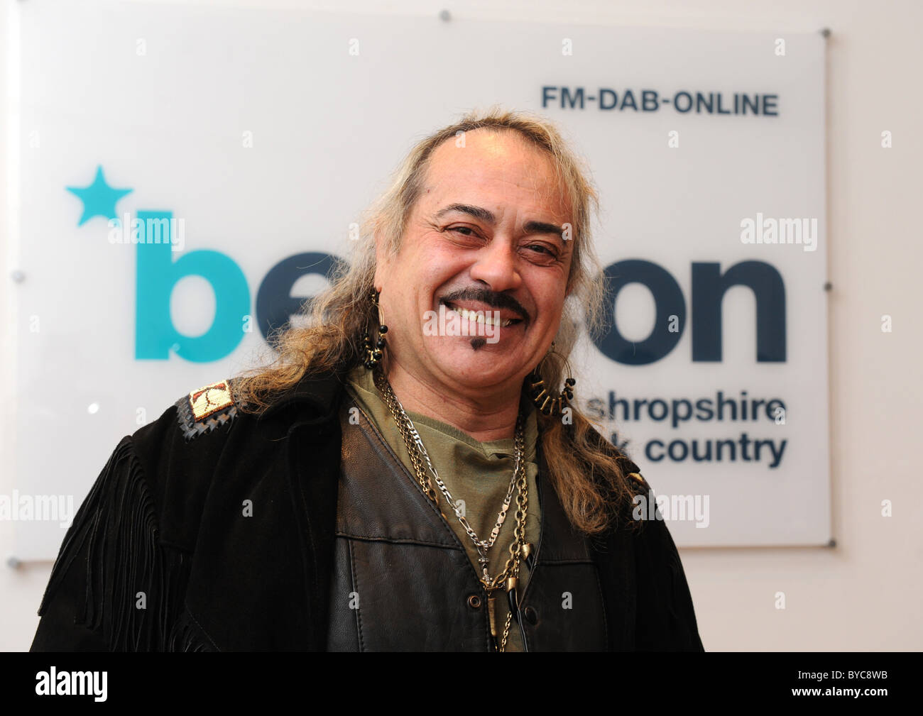 X Factor contestant Wagner Carrilho at Beacon Radio auditions in Wolverhampton 30/1/11 Stock Photo