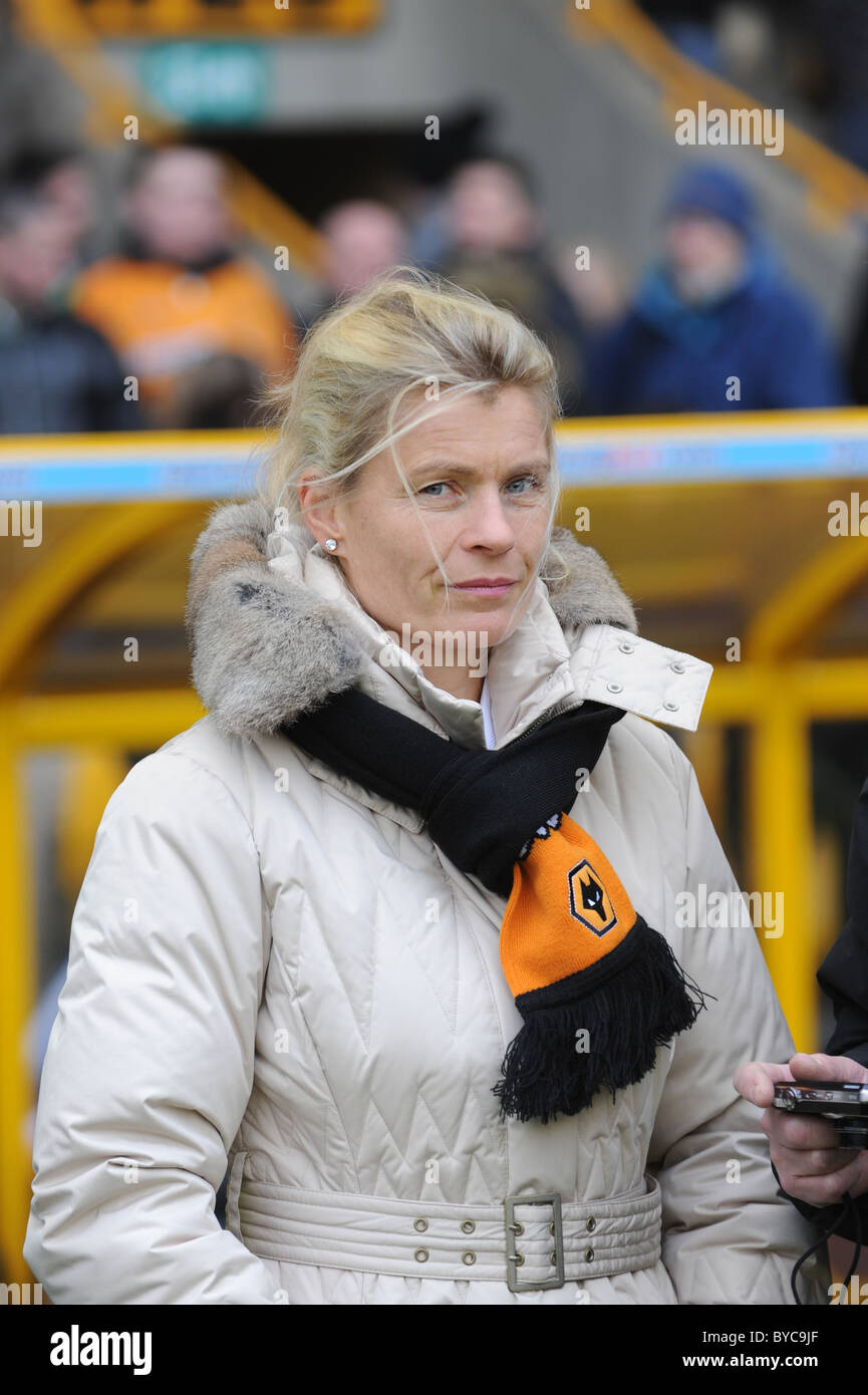Didi Morgan wife of businessman Steve Morgan Stock Photo ...