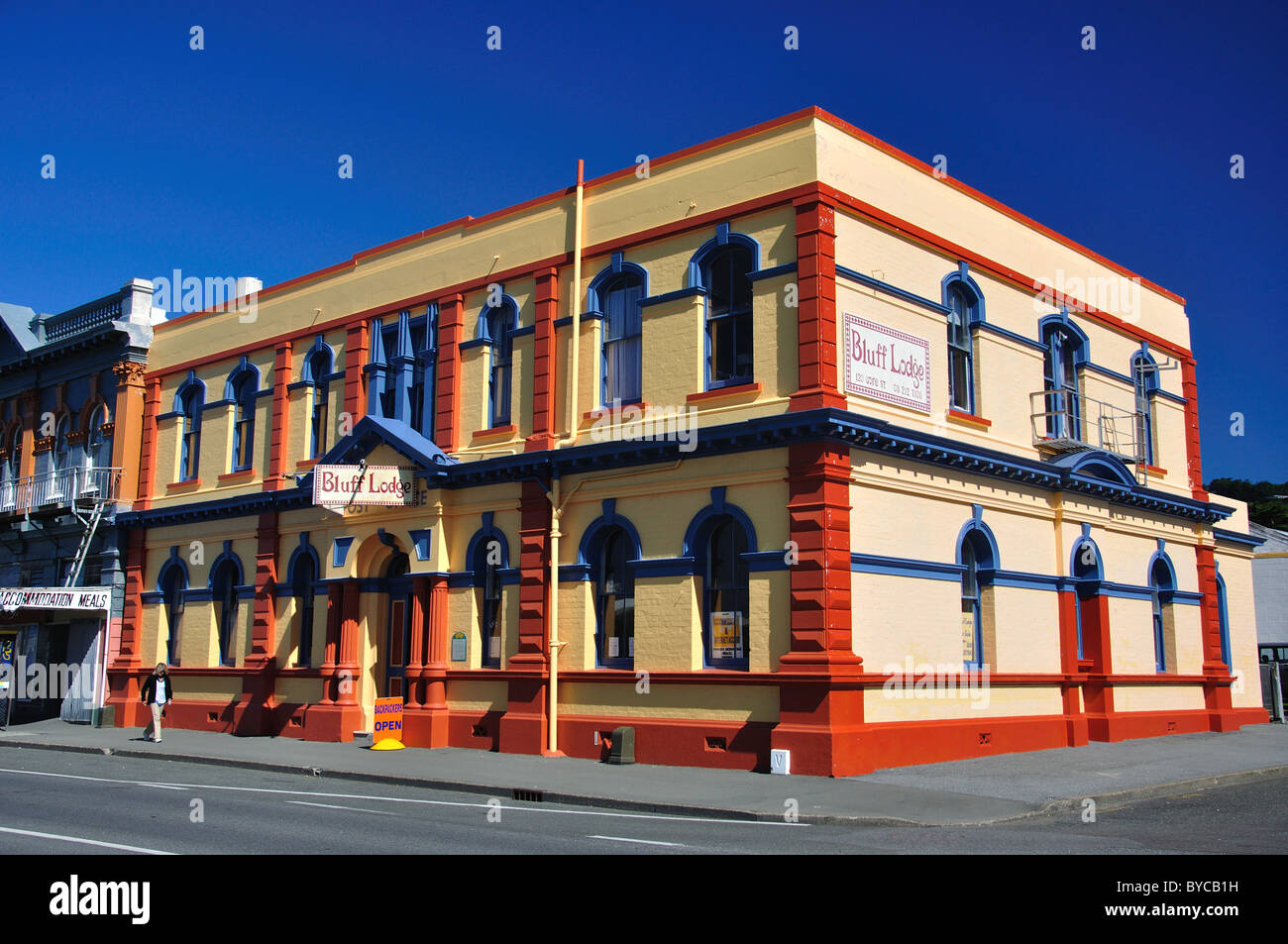 Bluff Lodge Backpackers in old Post Office Building, Gore Street
