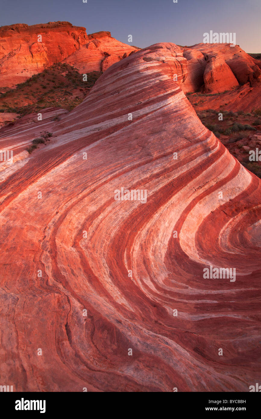 Valley of Fire State Park, Mojave Desert, Nevada Stock Photo