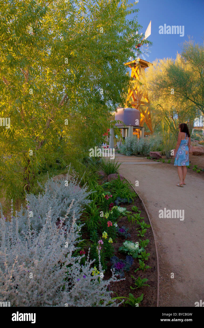 The Gardens at Springs Preserve, Las Vegas, Nevada (model released