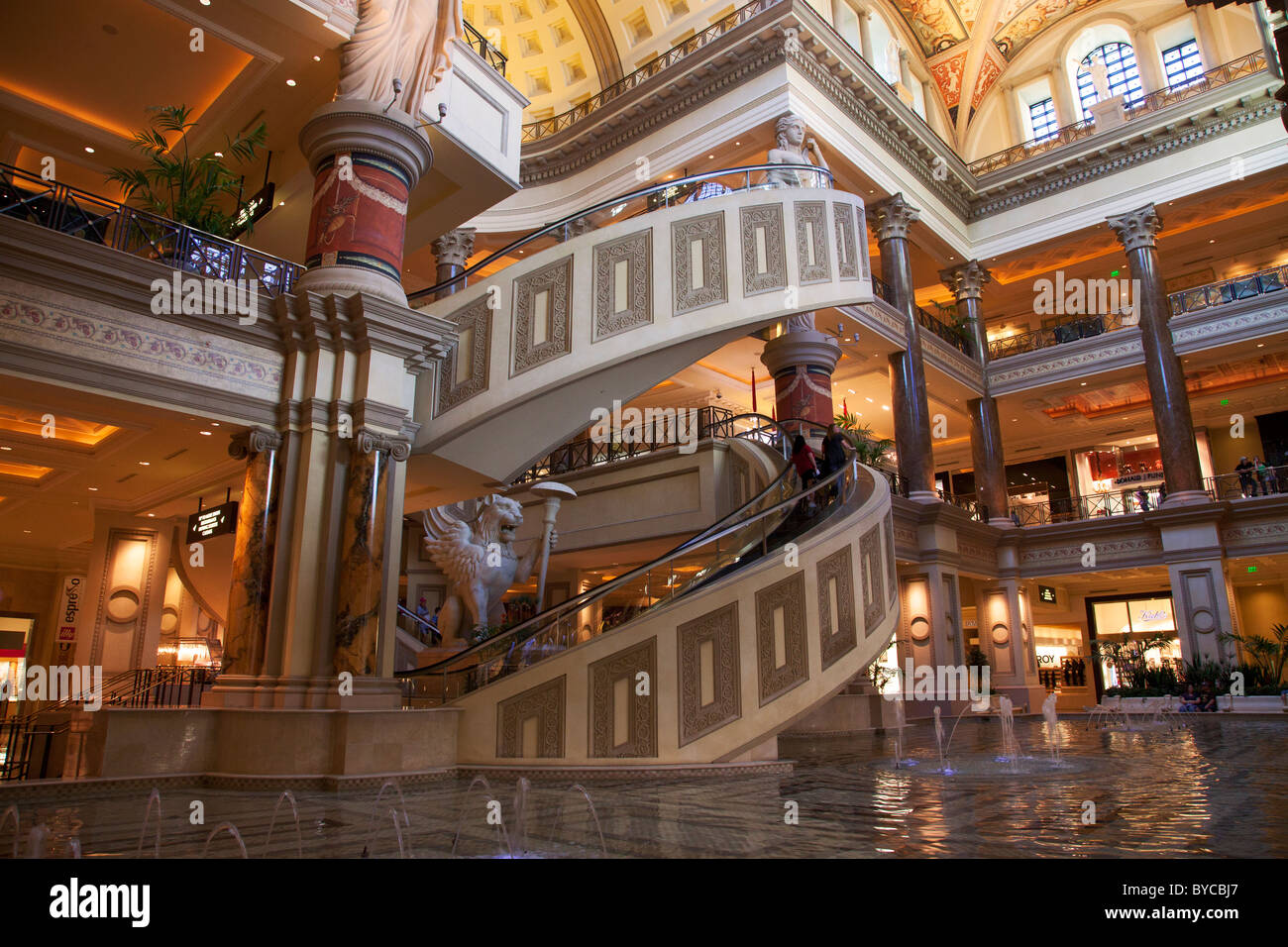 Inside The Forum Shops Luxury Shopping Mall at Caesars Palace, Las Vegas  Stock Photo - Alamy