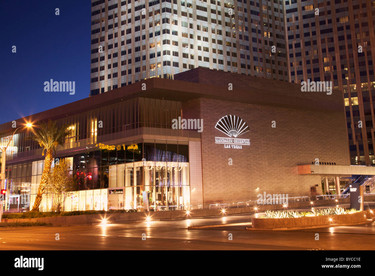 Mandarin Oriental at City Center, Las Vegas, NV Stock Photo