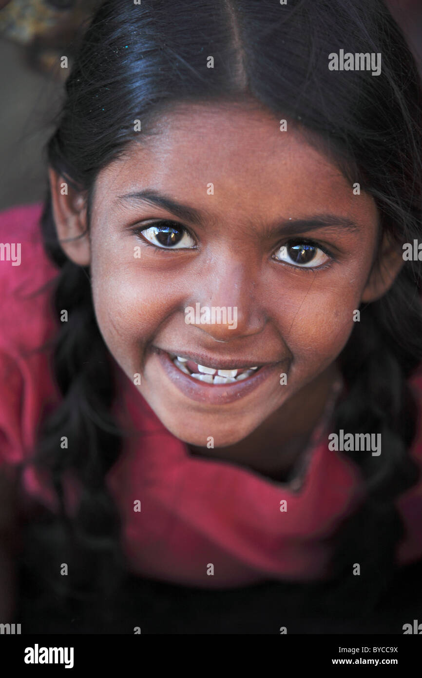 girl at school Andhra Pradesh South India Stock Photo - Alamy