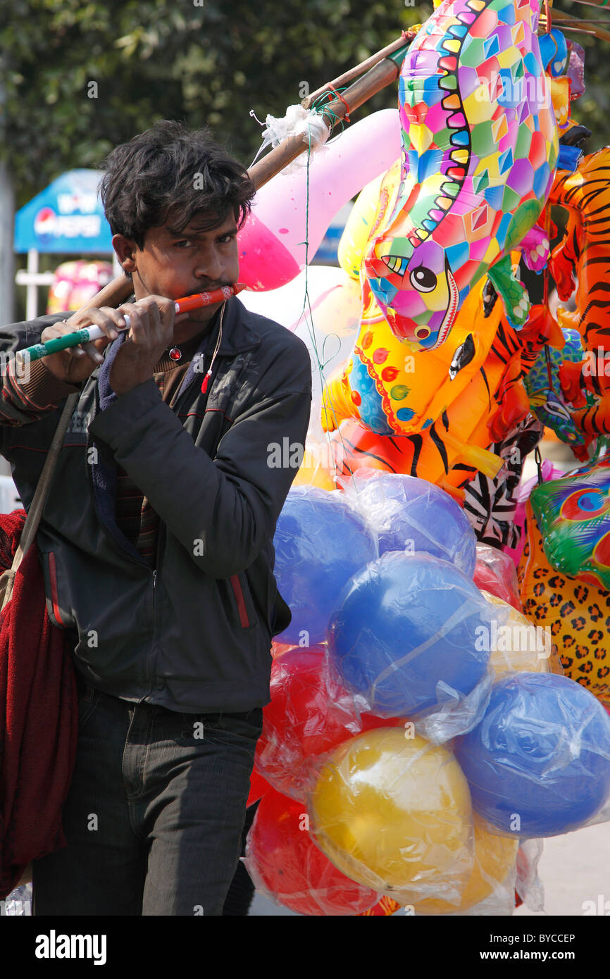 Balloon vendor hires stock photography and images Alamy