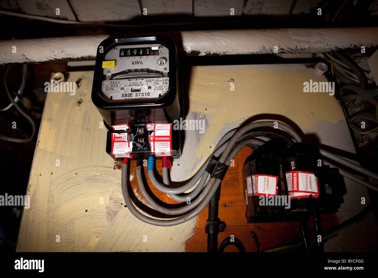 Household electricity meter hi-res stock photography and images - Alamy