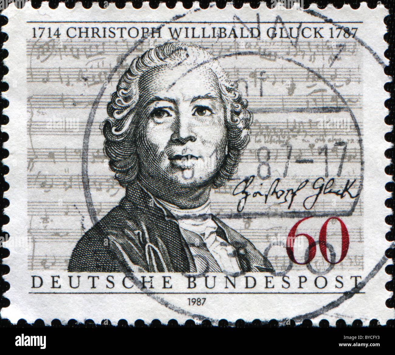 Christoph Willibald Gluck Stock Photo - Alamy