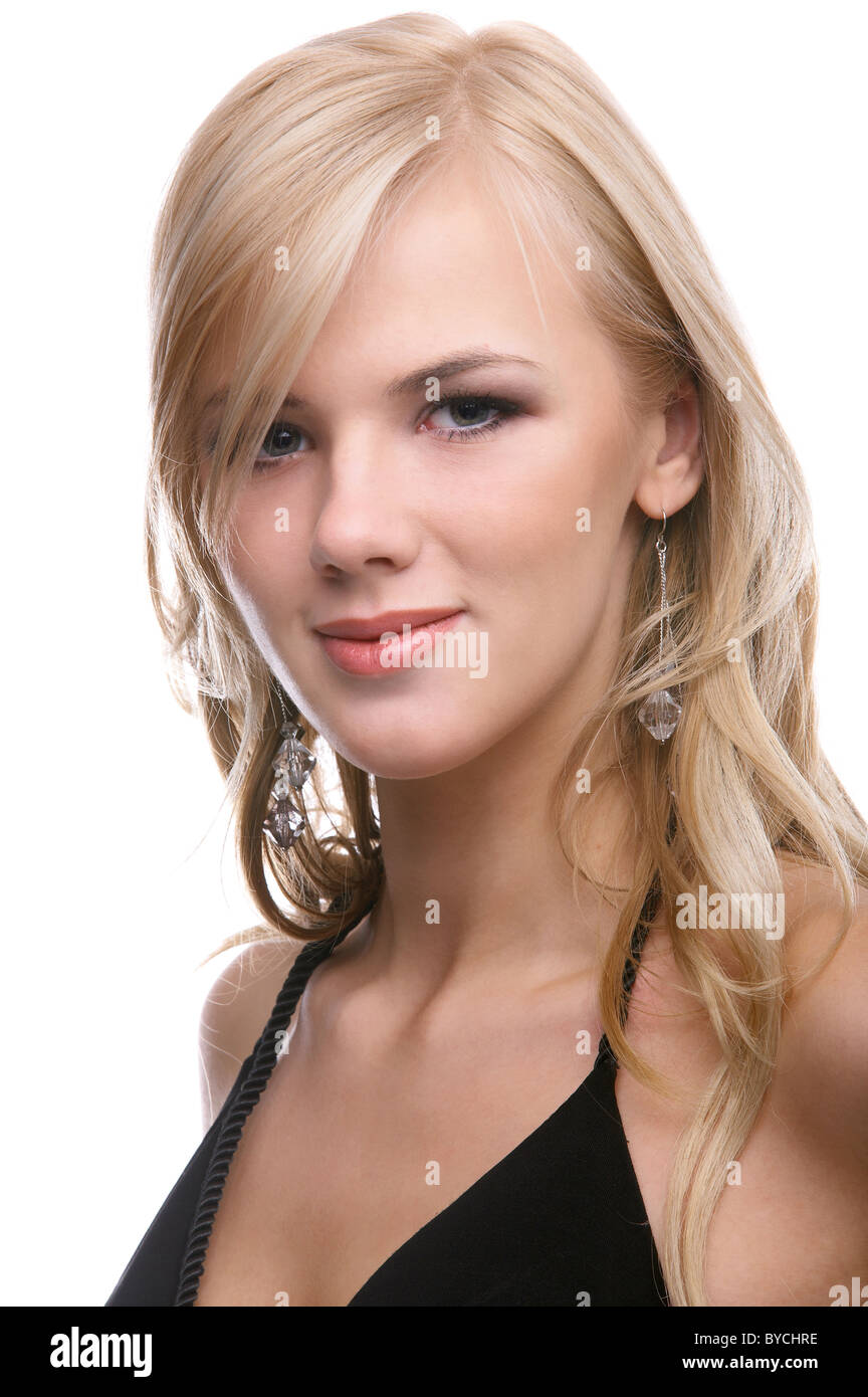 beautiful blonde model Stock Photo Alamy
