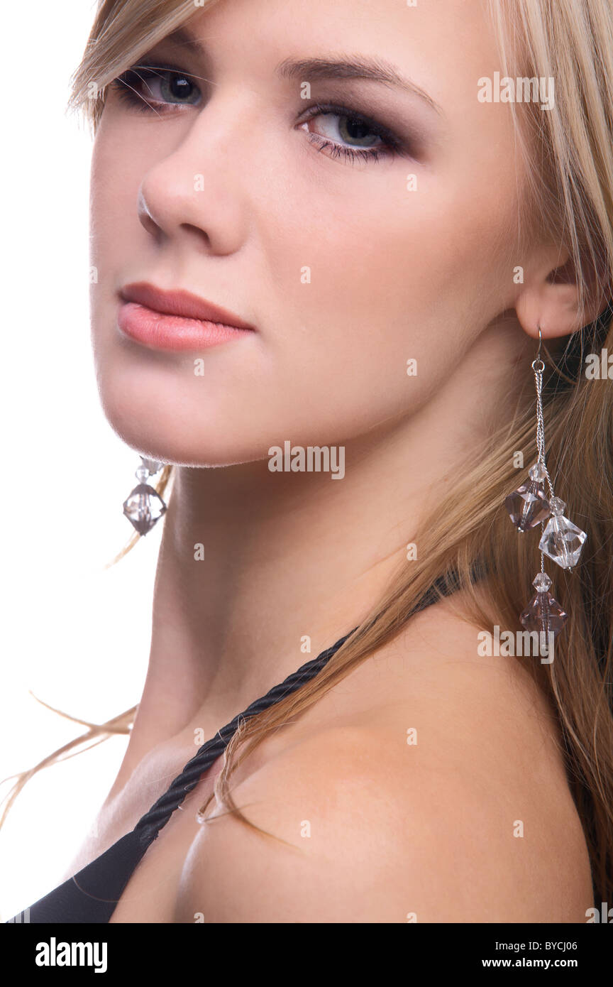 beautiful blonde model Stock Photo Alamy