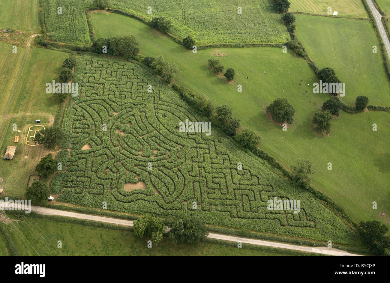 Maize maze hires stock photography and images Alamy