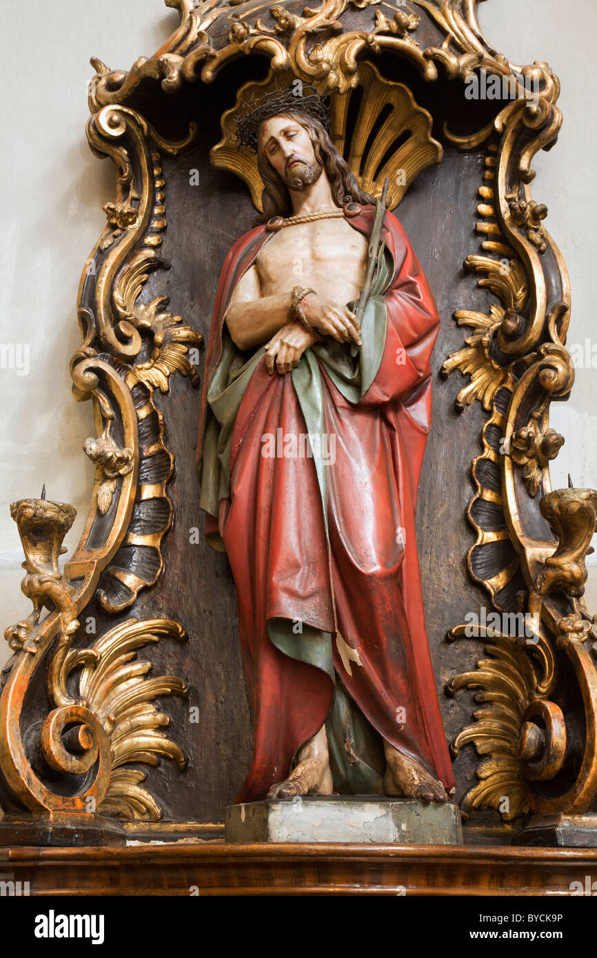 Jesus Christ in the bond from Vienna church Stock Photo