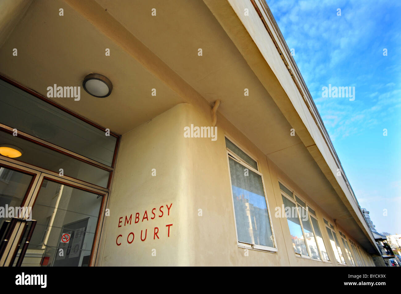 Embassy court block flats situated hires stock photography and images Alamy