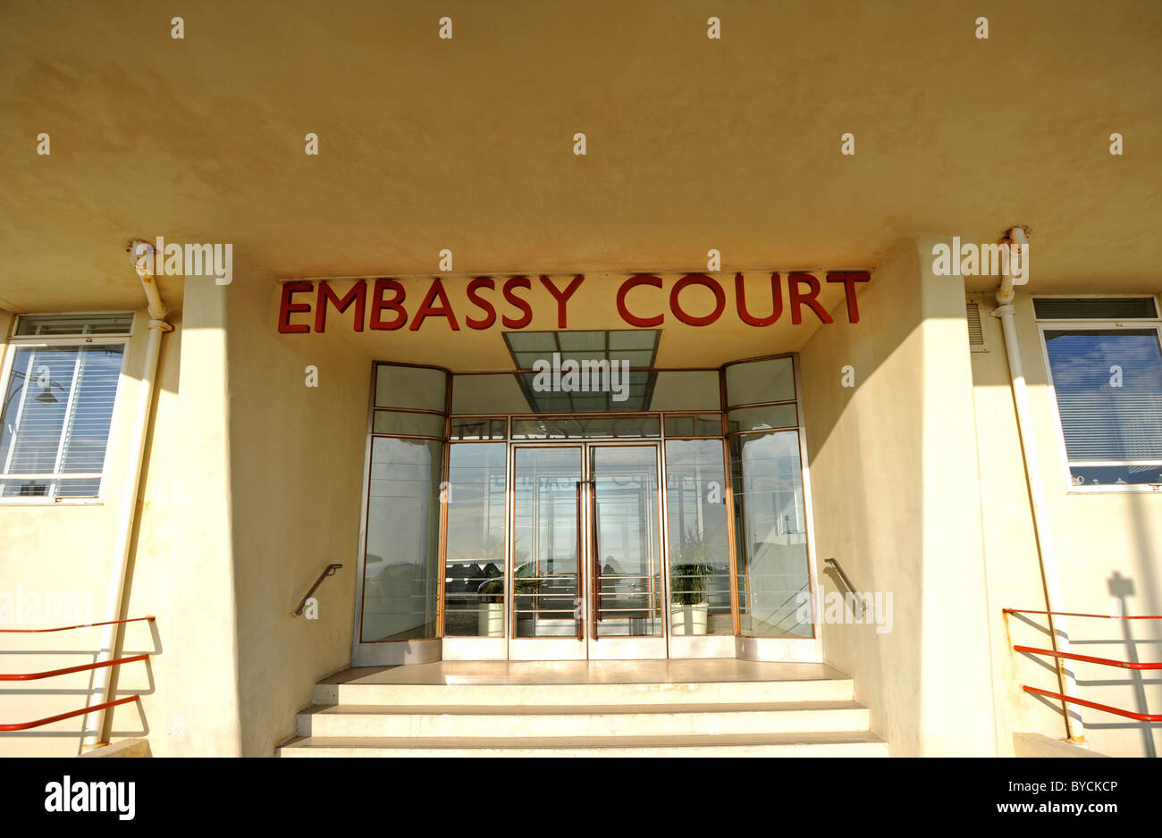 Embassy Court a block of flats situated on Brighton seafront designed architect Wells Coates and