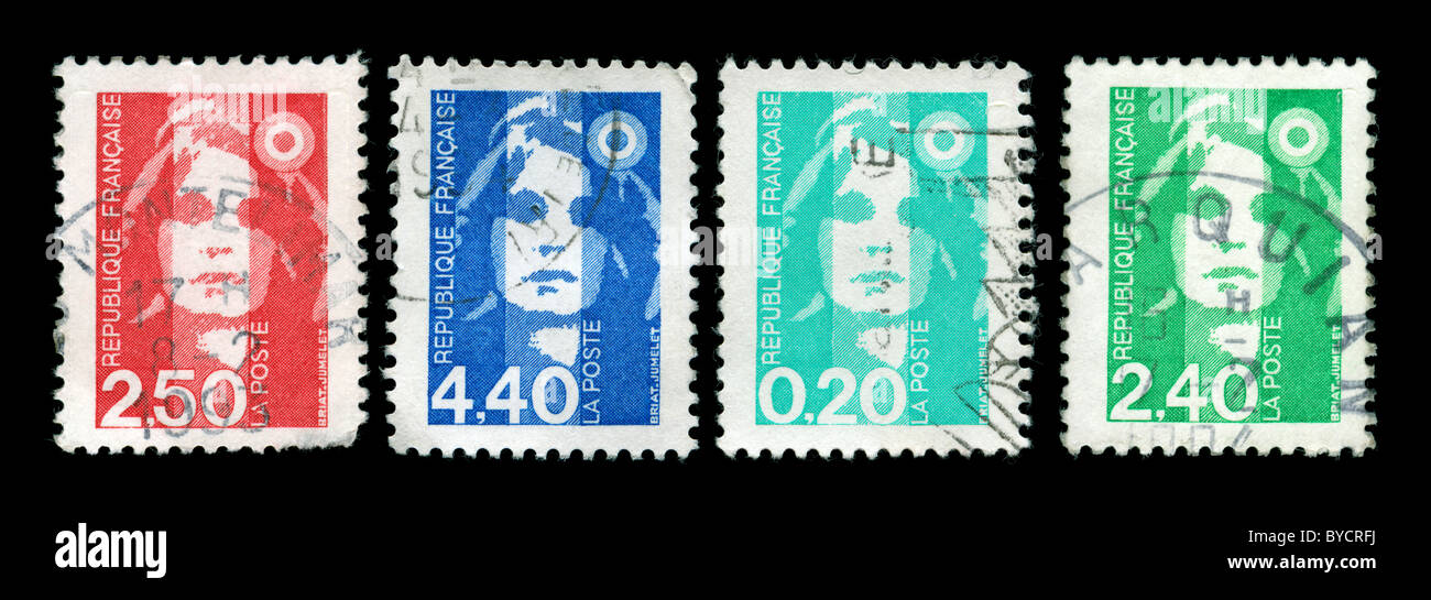 France stamp marianne hi-res stock photography and images - Alamy display picture 1