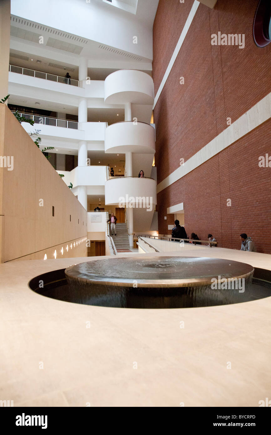 Internal view of British Library St Pancras London Stock Photo - Alamy