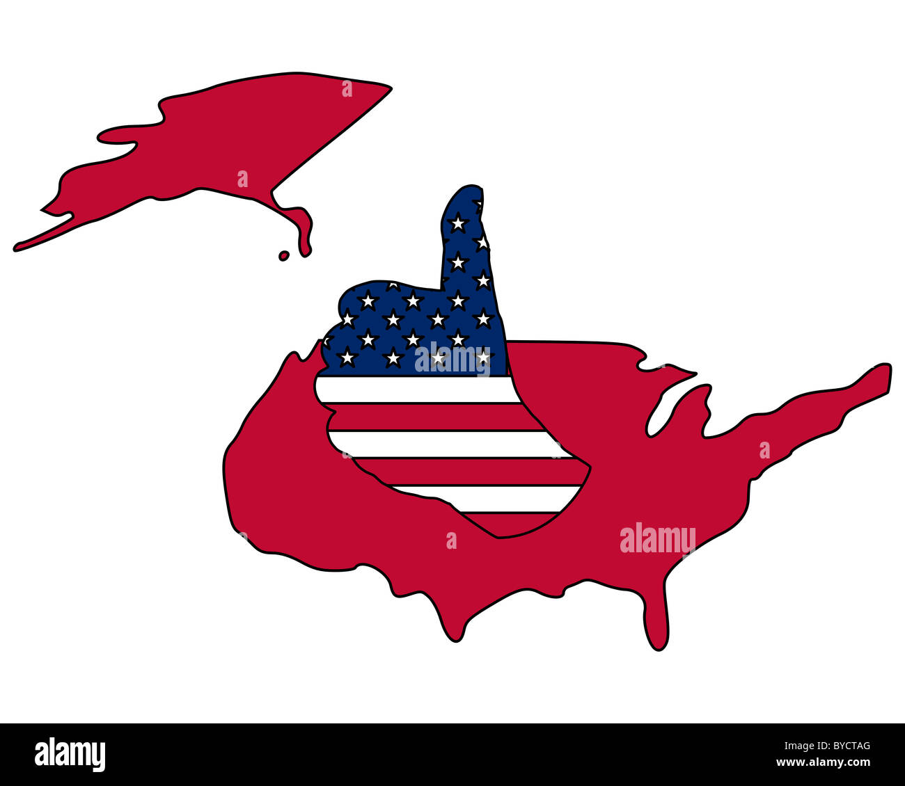 American hand signal Stock Photo - Alamy