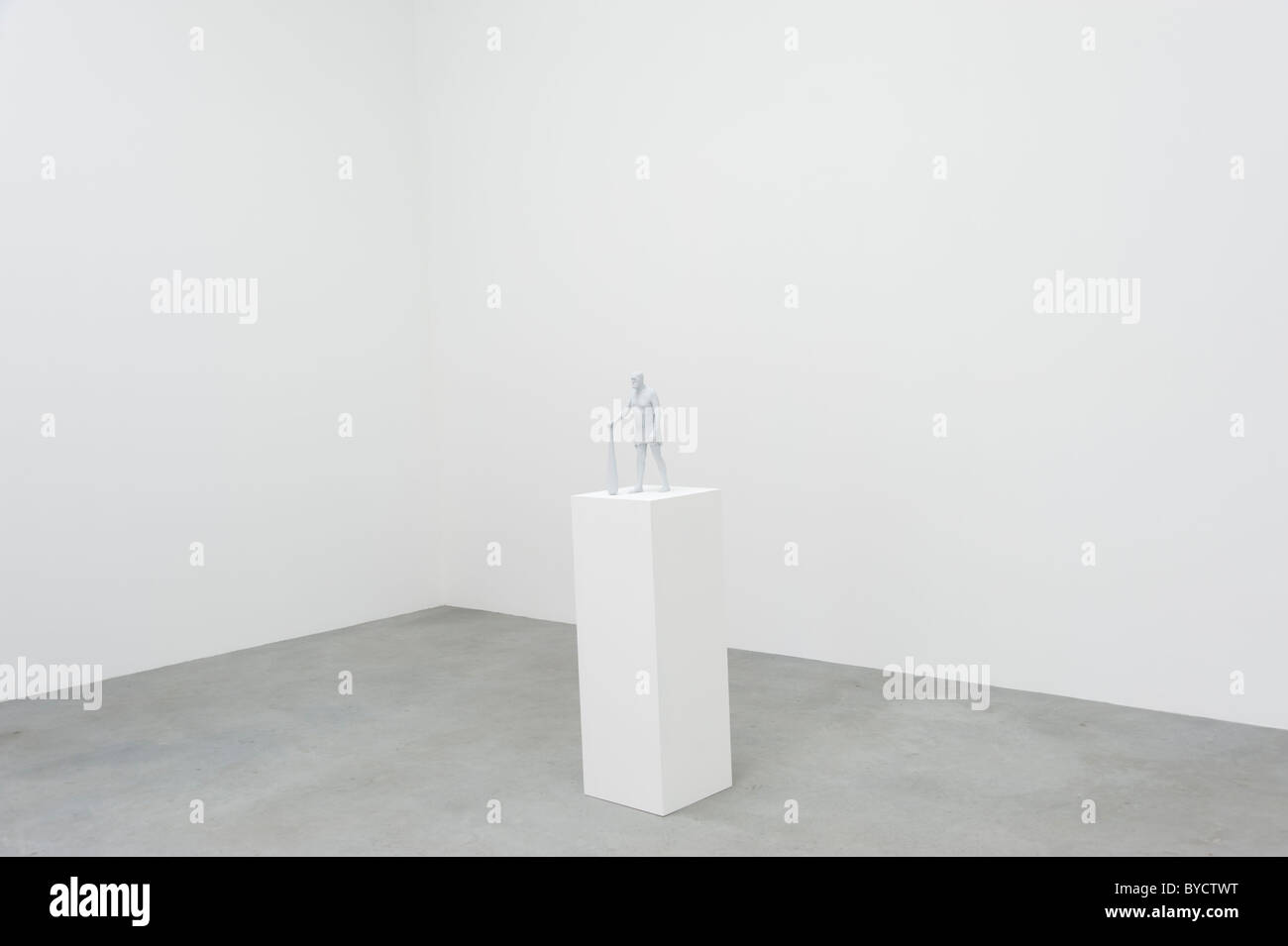 Contemporary artwork by Katharina Fritsch in the Matthew Marks Gallery on West 24th Street, Chelsea, New York City, America, USA Stock Photo