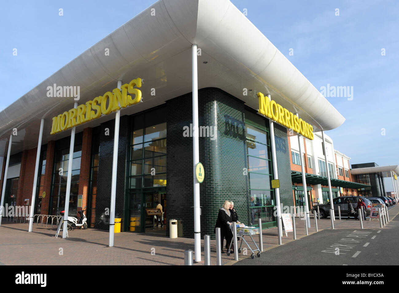 Willenhall in the West Midlands England Uk Morrisons supermarket Stock Photo