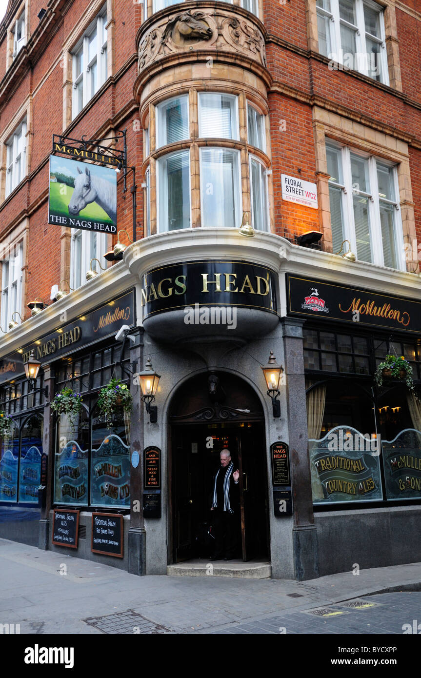 The Nags Head Pub, Covent Garden, London, England, UK Stock Photo