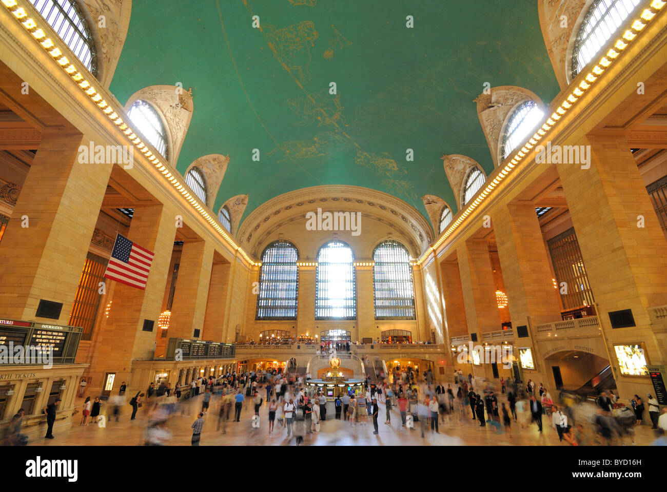 Inside the landmark Grand Central Terminal Stock Photo