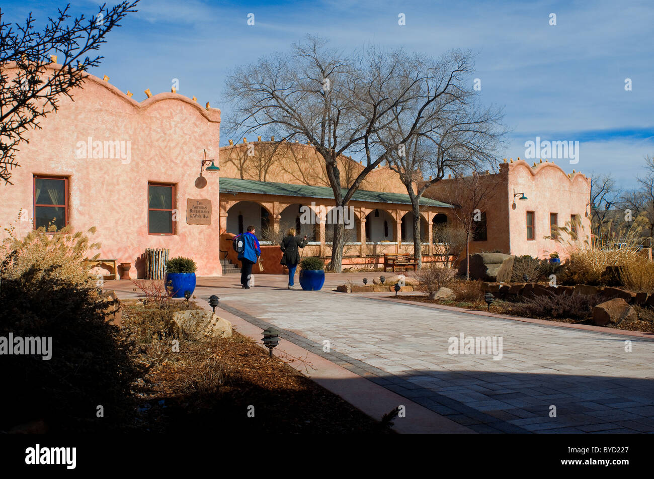 Ojo Caliente Hot springs New Mexico Stock Photo Alamy