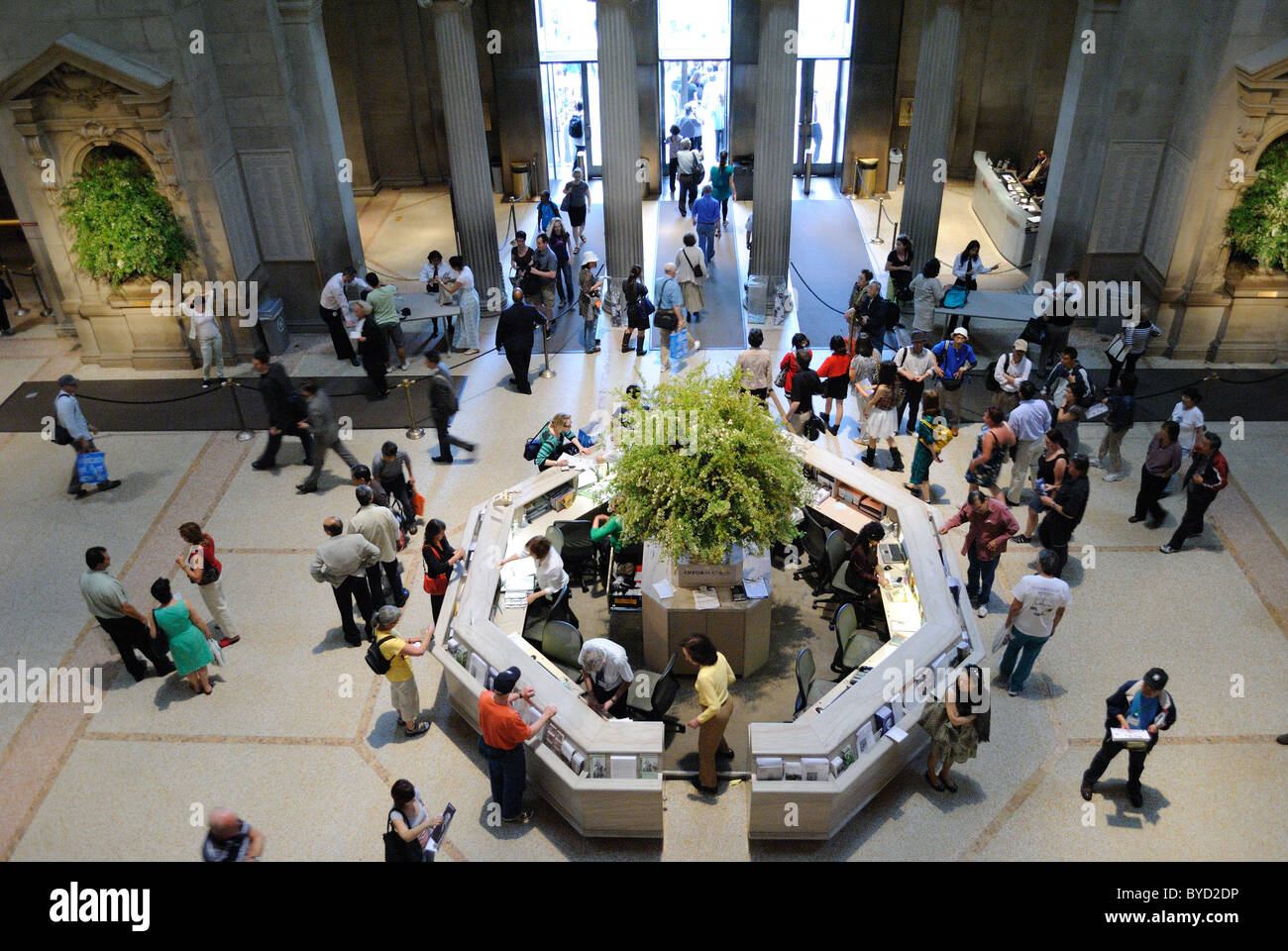 The Great Hall at the Metropolitan Museum of Art in New York City. May 4, 2010. Stock Photo