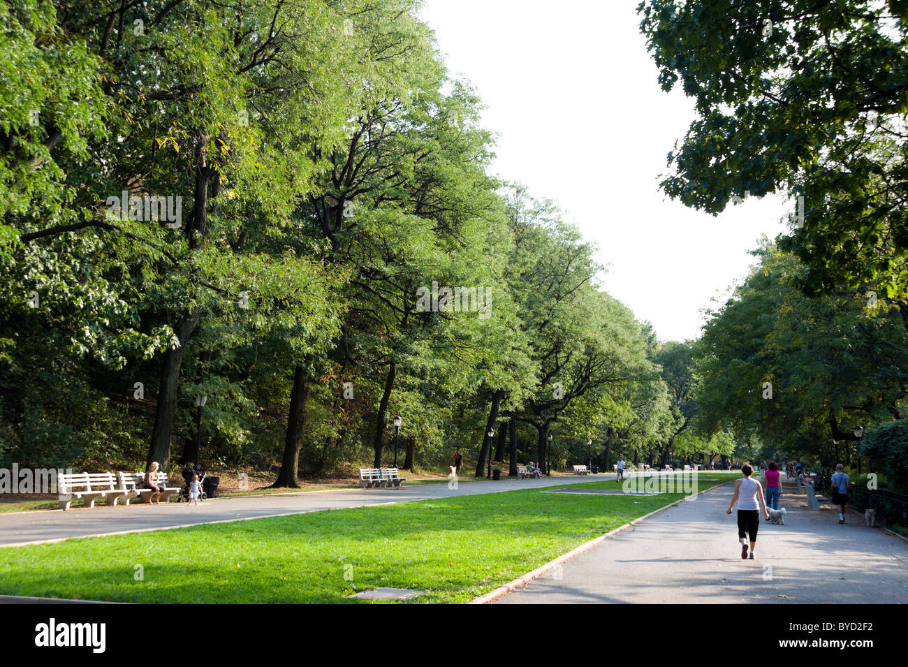 Riverside Park on the Upper West Side, New York City, USA Stock Photo