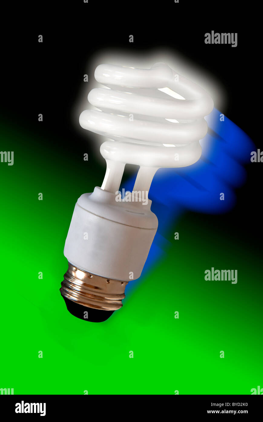 Energy efficient fluorescent light bulb Stock Photo - Alamy