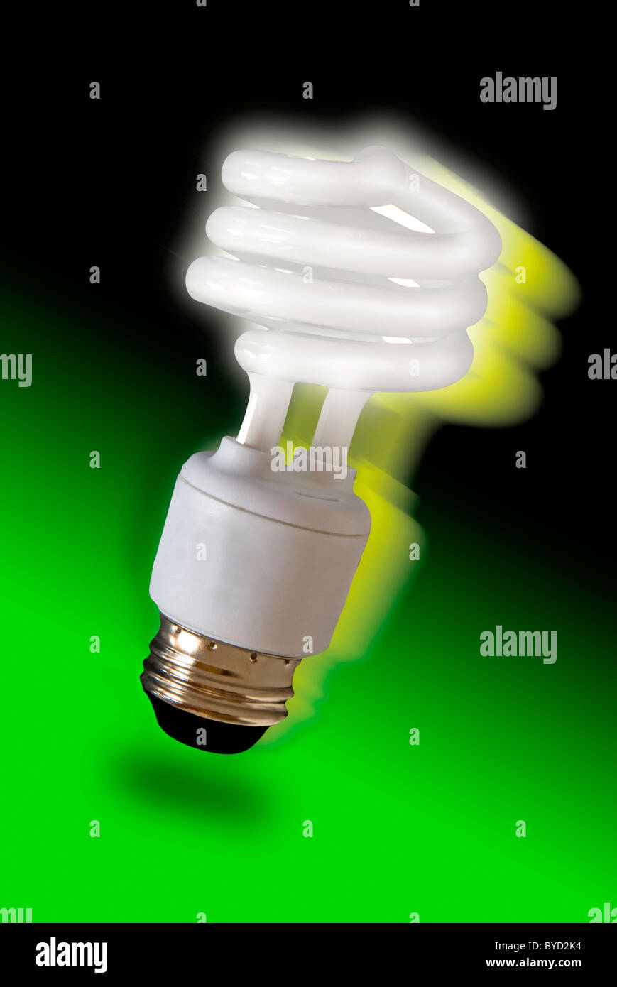Energy efficient fluorescent light bulb Stock Photo - Alamy