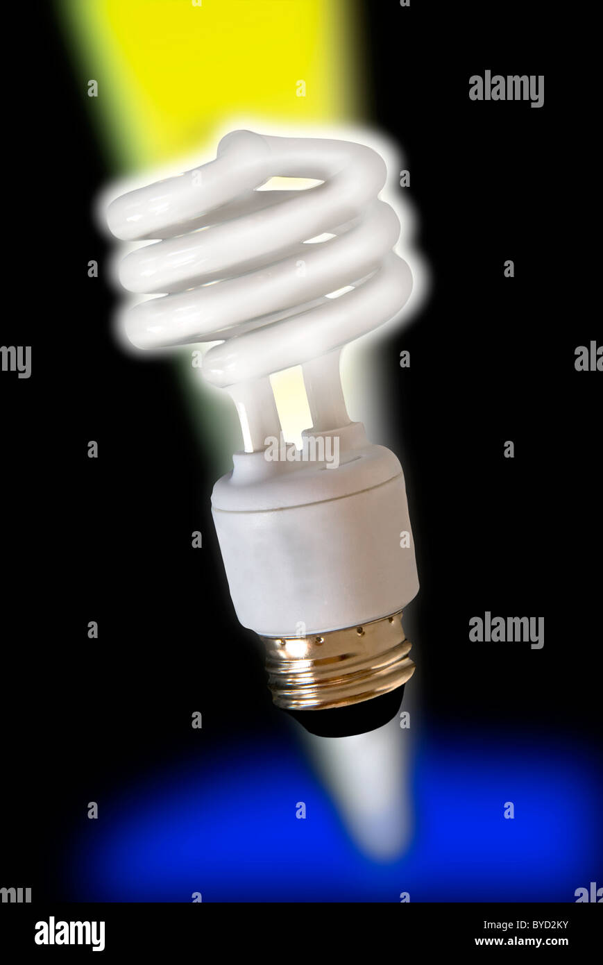 Energy efficient fluorescent light bulb Stock Photo Alamy