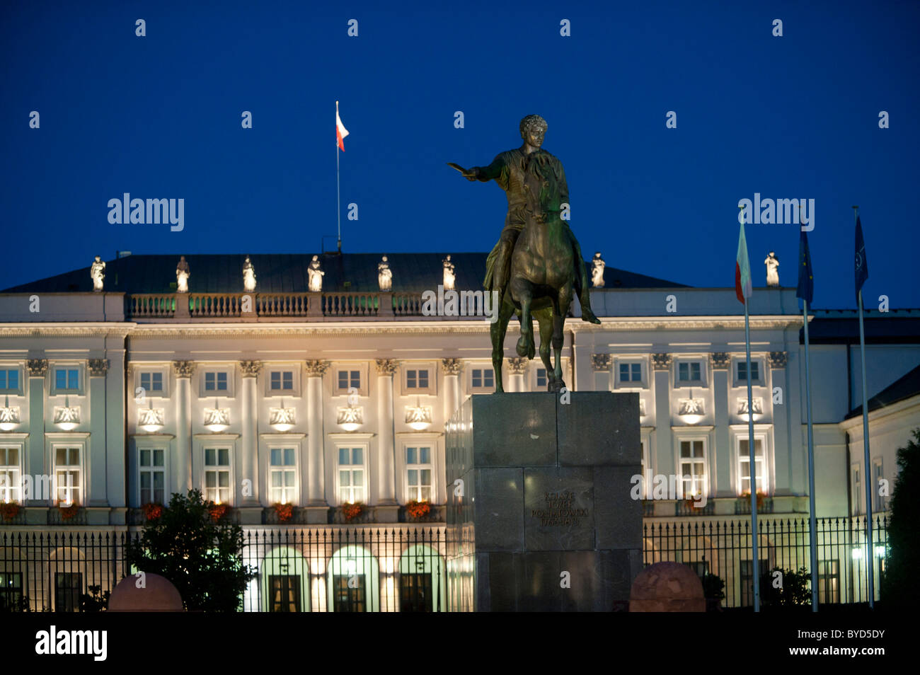 Presidential Palace, Warsaw, Masovia province, Poland, Europe Stock Photo