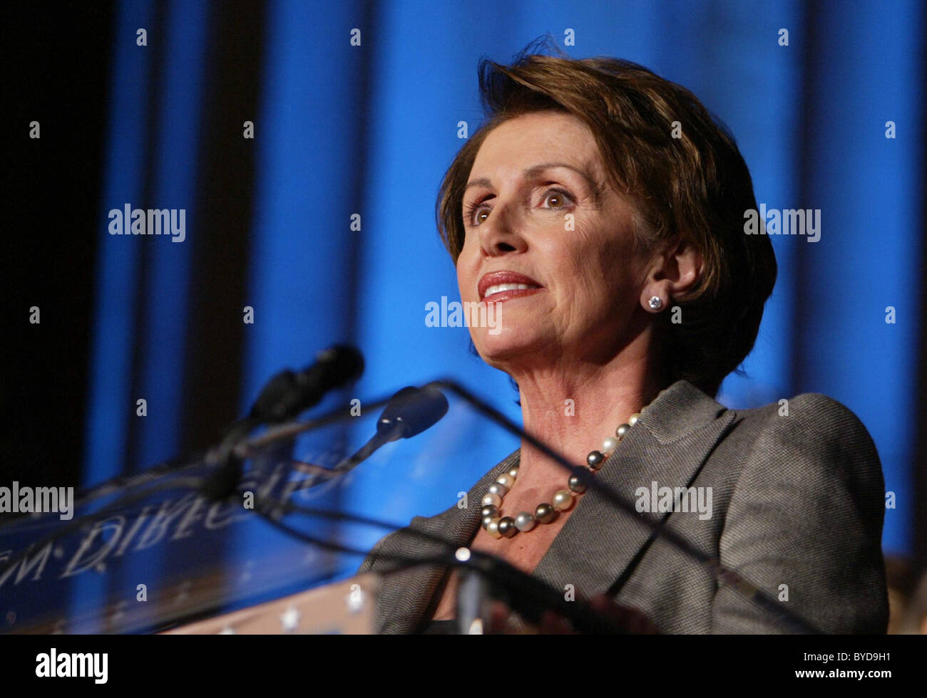 Nancy Pelosi Pelosi Women's Tea honoring speaker designate Nancy Pelosi with a tribute to the Late Texas Governor Ann Richards Stock Photo