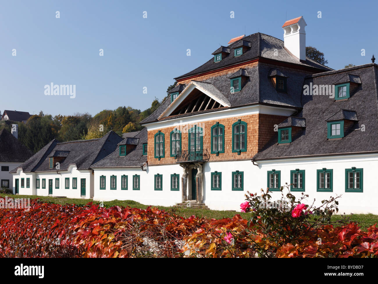 Schloss Luberegg castle, Leiben, Nibelungengau, Wachau, Waldviertel, Lower Austria, Austria, Europe Stock Photo