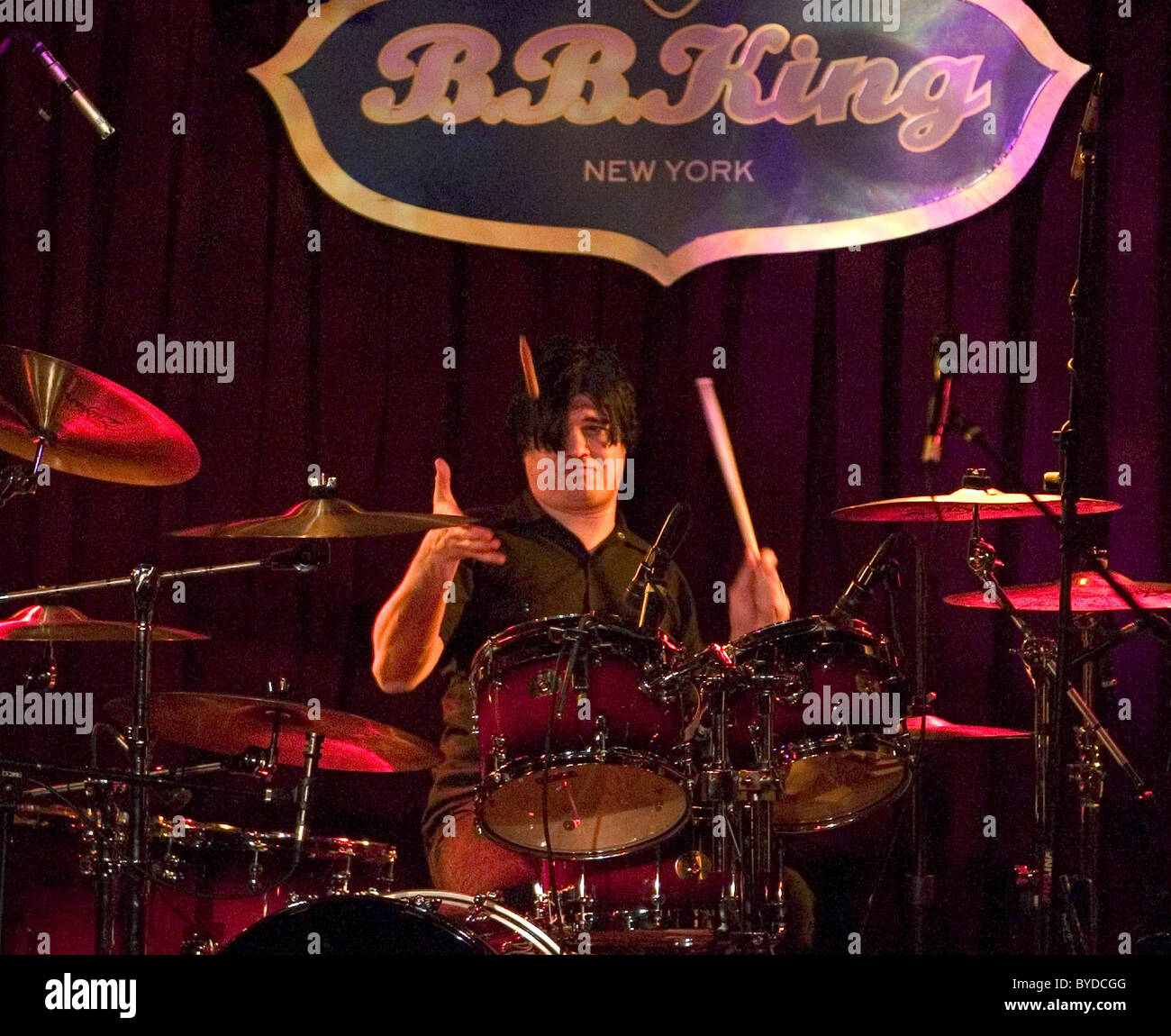 Blue Oyster Cult performing at BB King's Eric Bloom Guitar Buck