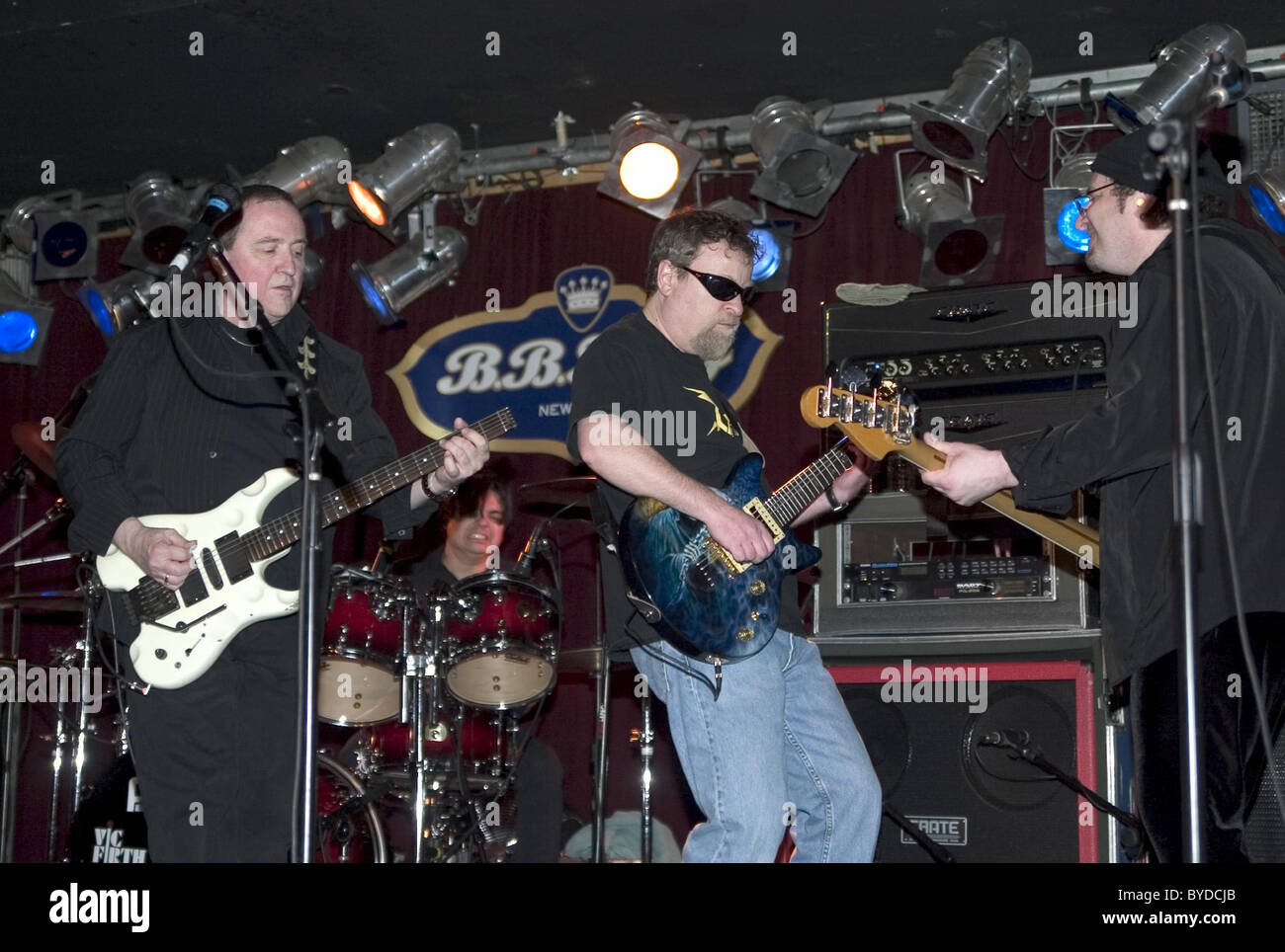 Blue Oyster Cult performing at BB King's Eric Bloom Guitar Buck