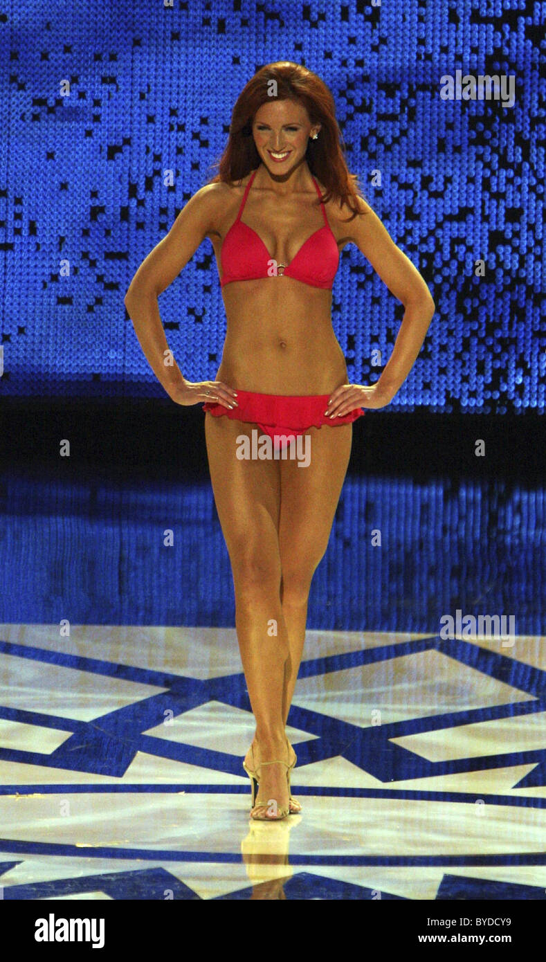 Miss Nebraska Molly McGrath, winner of the swimsuit competition 2007 Miss  America Preliminary Competition Day 2 - Contestants Stock Photo - Alamy