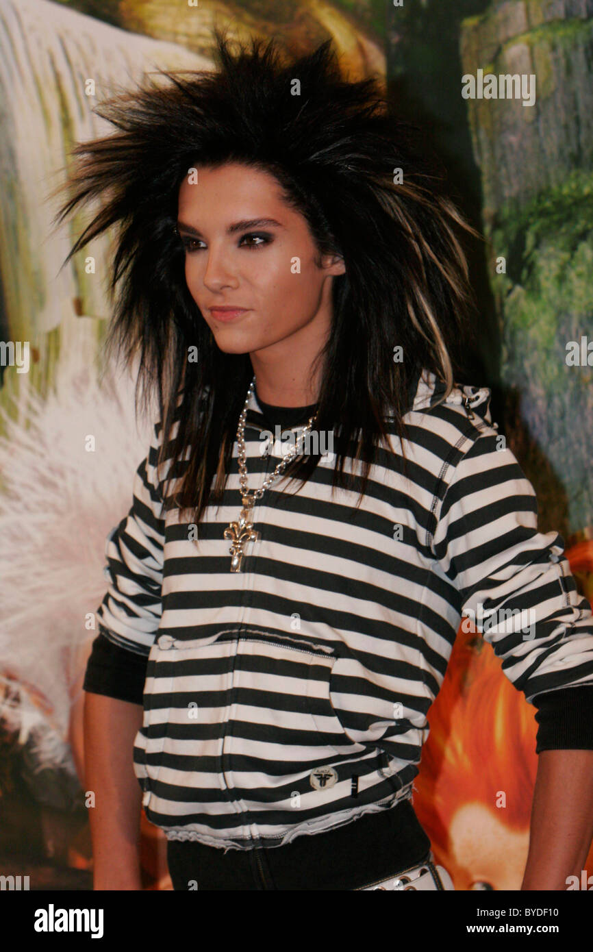 Tokio Hotel singer Bill Kaulitz, German premiere of 'Arthur und die Minimoys' ('Arthur and the Invisibles') at the CineStar Stock Photo