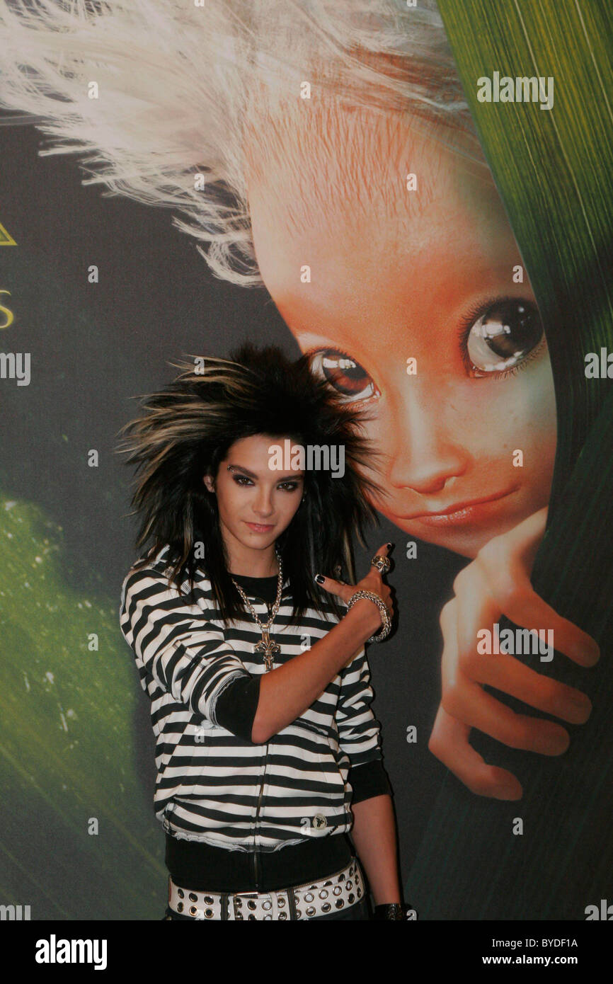 Tokio Hotel singer Bill Kaulitz, German premiere of 'Arthur und die Minimoys' ('Arthur and the Invisibles') at the CineStar Stock Photo