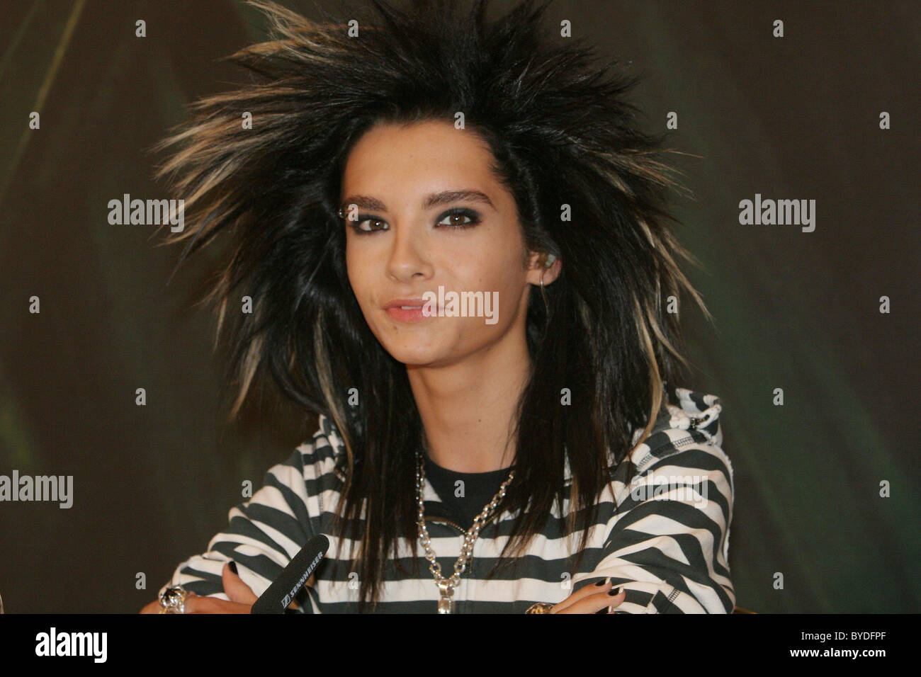 Tokio Hotel singer Bill Kaulitz German premiere of 'Arthur und die Minimoys' ('Arthur and the Invisibles') at the CineStar Stock Photo