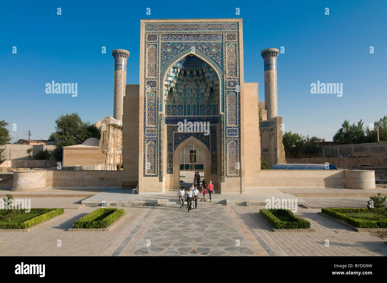 Guri Amir Mausoleum, Samarkand, Uzbekistan, Central Asia Stock Photo