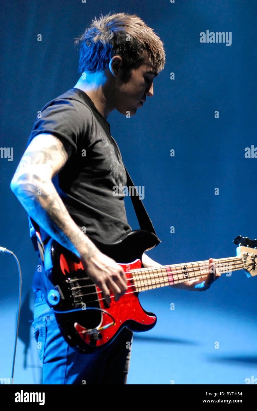 Pete Wentz Fall Out Boy Performing Live At The Honda Motor Corporation Headquarters Torrance California