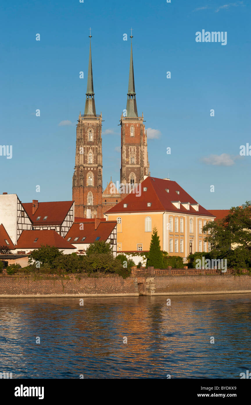 Wroc&#322;aw Cathedral of St. John the Baptist, Archikatedra &#347;w. Jana Chrzciciela, Wroclaw, Lower Silesia, Poland, Europe Stock Photo