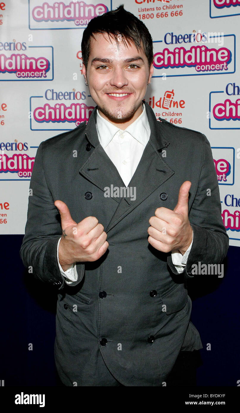 Matt Willis at the '2007 Childline Charity Concert' Point Theatre ...