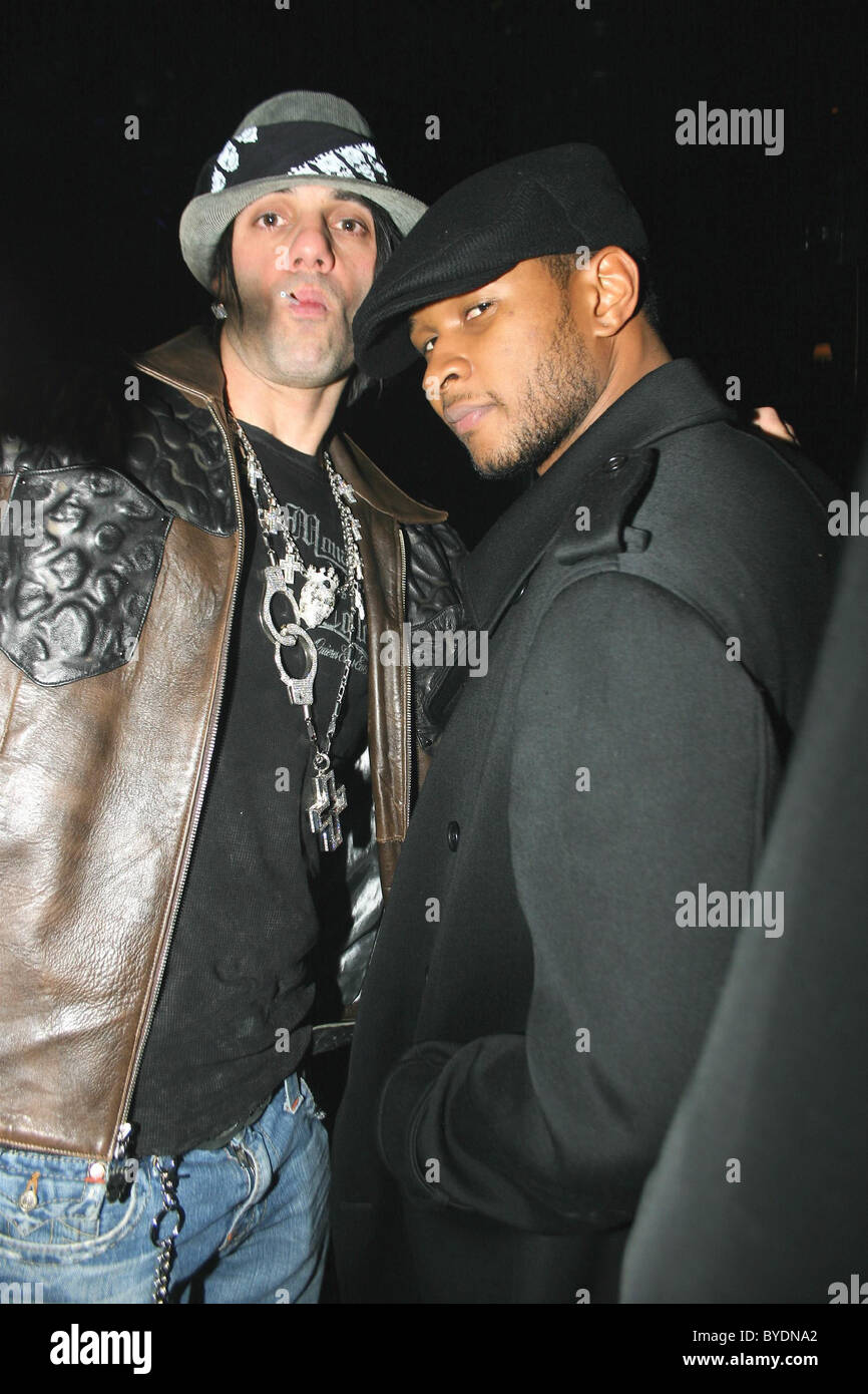Criss Angel Usher Raymond At Body English At The Hard Rock Hotel And Casino Las Vegas Nevada 21 01 07 Stock Photo Alamy