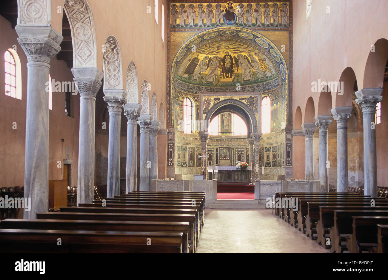 Basilica of Euphrasius, Porec, Istria, Croatia, Europe Stock Photo