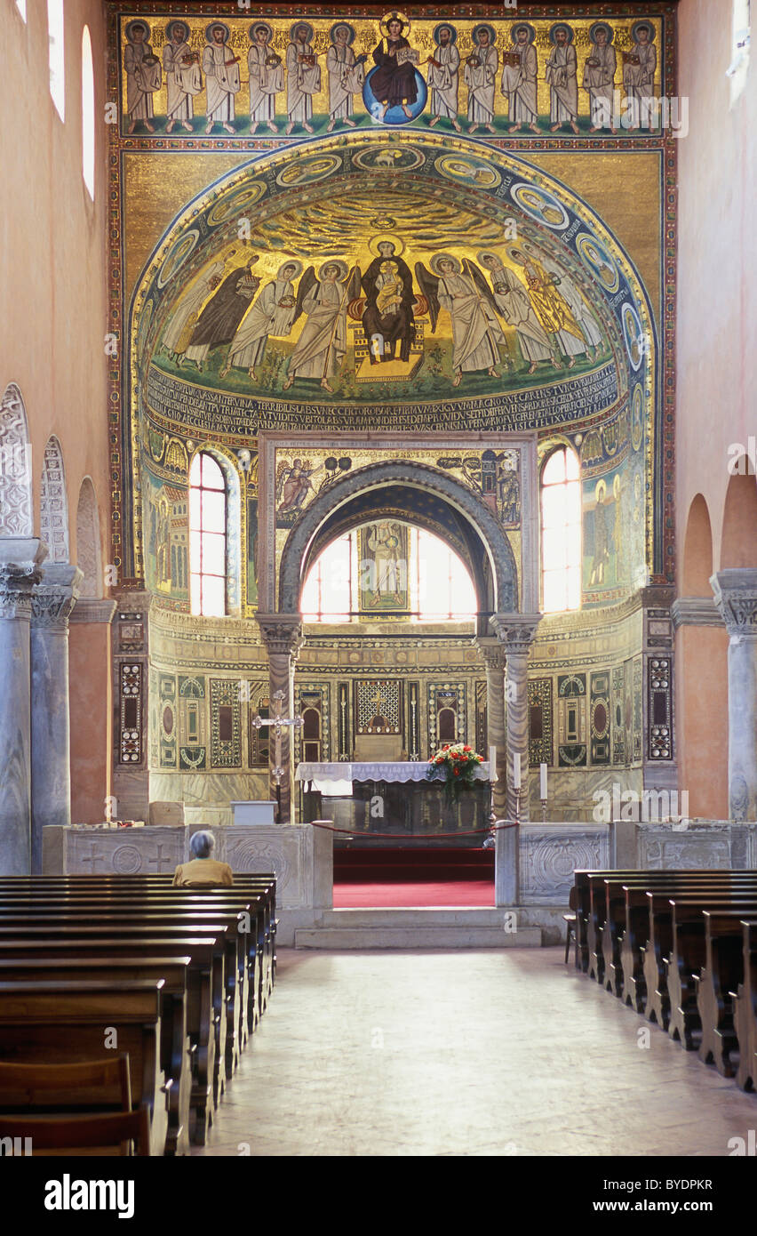 Basilica of Euphrasius, Porec, Istria, Croatia, Europe Stock Photo