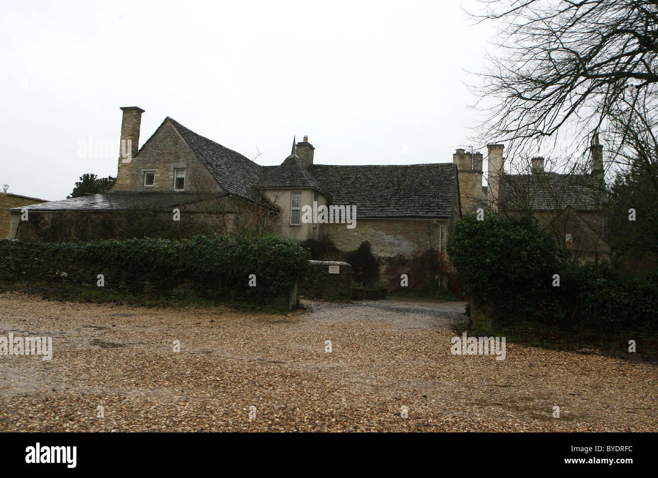 Barnsley House, the venue where Elizabeth Hurley and Arun Nayar are due to marry on 3rd March 2007 Cirencester, Stock Photo
